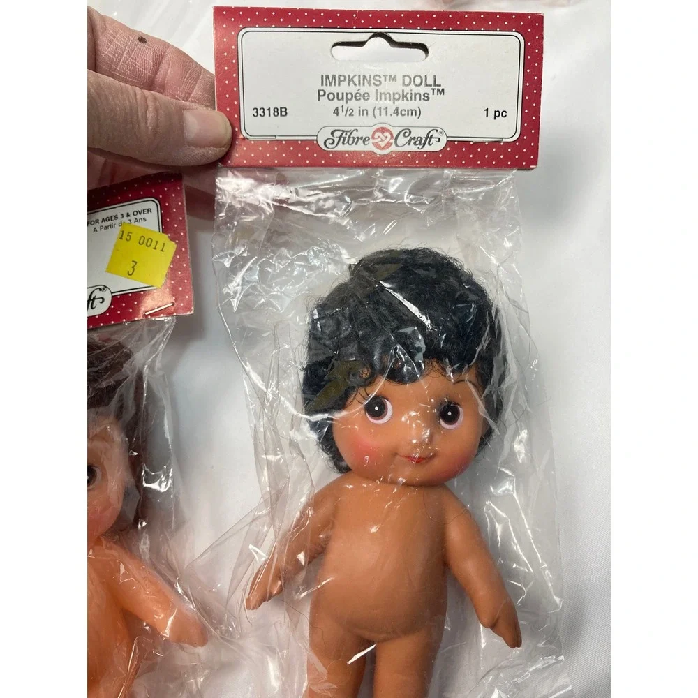 Vintage Fibre-Craft Impkins Doll – Model 3318 and 3318B – 4.5